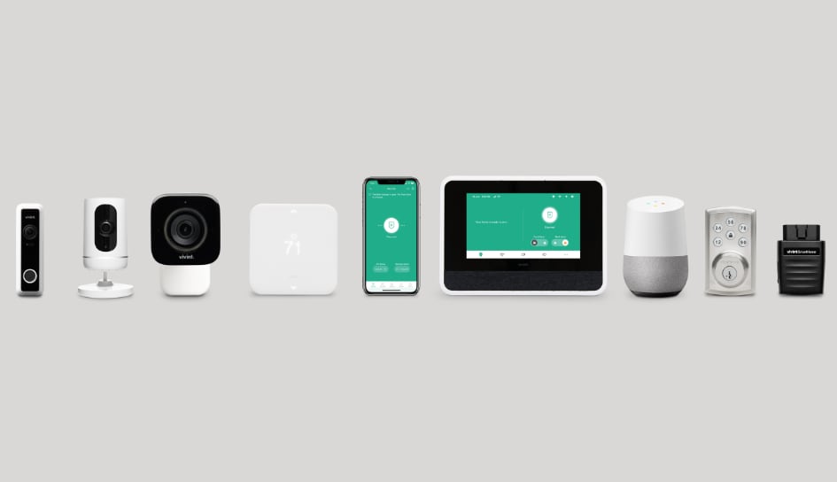Vivint home security product line in San Diego